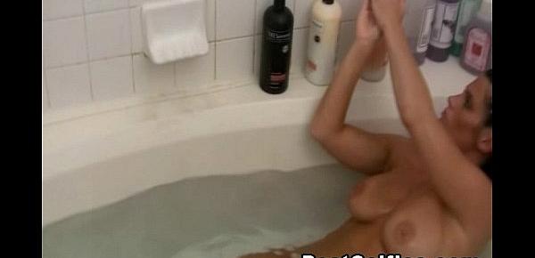  My Busty Neighbor Filmed Naked Inside Het Bathtub